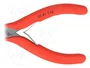 KNIPEX Alicates de precisión semiredondos y curvos 115 mm