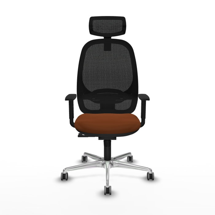 PIQUERAS Y CRESPO Silla de oficina Cilanco con mecanismo Sincro, Marrón y Negro PIQUERAS Y CRESPO Silla de oficina Cilanco con mecanismo Sincro, Marrón y Negro