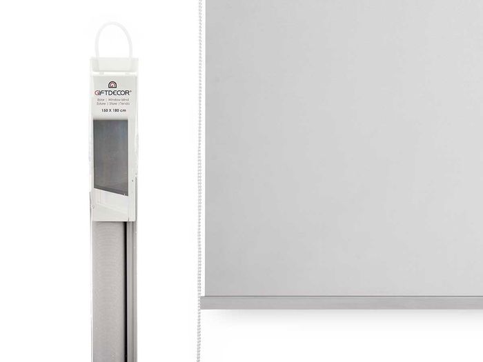 Giftdecor Estor Ventana 150 x 180 cm Gris (Set de 6)