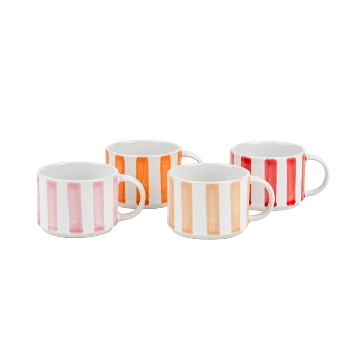 Leopold Franca Set de 4 Tazas de Café Multicolor Leopold Franca Set de 4 Tazas de Café Multicolor