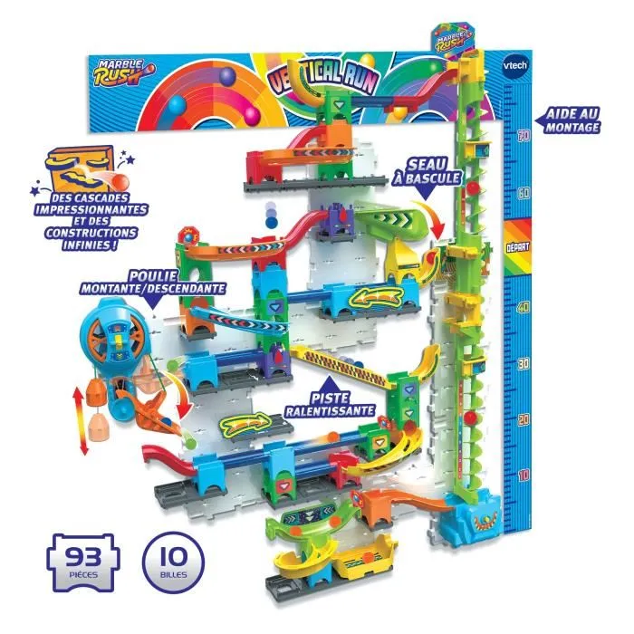 Vtech Marble Rush Carrera Vertical Definitiva V100E Multicolor Idioma Francés Vtech Marble Rush Carrera Vertical Definitiva V100E Multicolor Idioma Francés