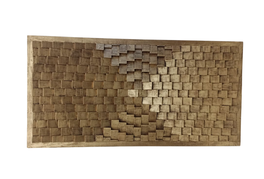 DKD Home Decor Cabecero Cama Moderno Mango Natural 160 x 80 x 5 cm