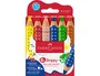 Faber Castell Grippy XXL Lápices de colores, Colores surtidos, 6 unidades
