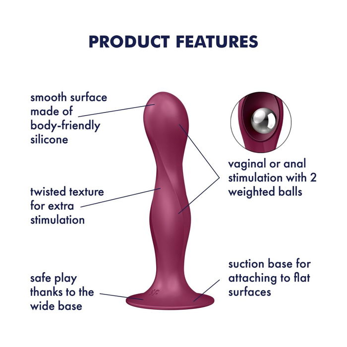 Dildo Satisfyer Rojo