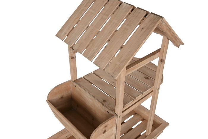 DKD Home Decor Expositor Shabby Carro Natural 42 x 135 x 87 cm