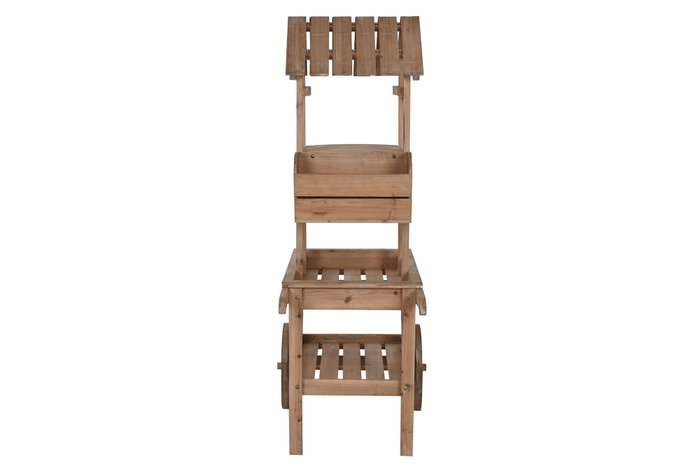 DKD Home Decor Expositor Shabby Carro Natural 42 x 135 x 87 cm