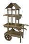 DKD Home Decor Expositor Shabby Carro Natural 42 x 135 x 87 cm