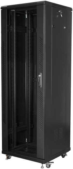 LANBERG FF01-6637-12B Armario Rack 37U Independiente Negro 800kg IP20 LANBERG FF01-6637-12B Armario Rack 37U Independiente Negro 800kg IP20
