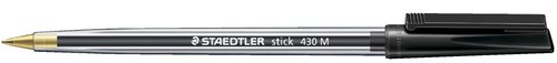 Boligrafo Staedtler 430 Medio Negro (Set de 50) Boligrafo Staedtler 430 Medio Negro (Set de 50)