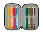 Safta Estuche Escolar Minecraft Triple Cremallera 37 Piezas