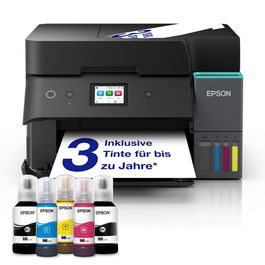 Epson ET-4950 - Multifunción A4 de Inyección de Tinta a Color con Sistema EcoTank (impresión sin cartuchos), WiFi, ADF 30 hojas, Fax, Impresión Automática a Doble Cara