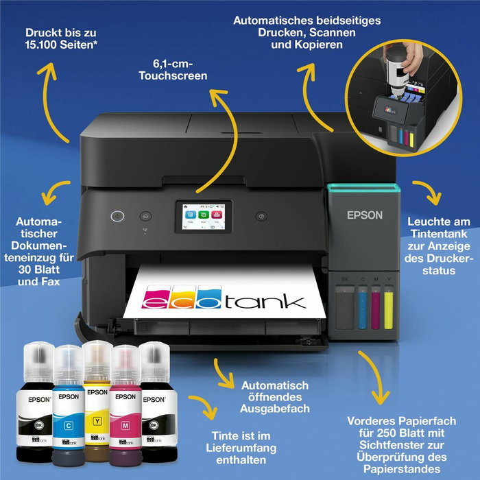 Epson EcoTank ET-4950 Multifunción A4 Negro