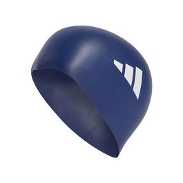 Gorro de Natación Adidas 3 Bandas Azul Silicona
