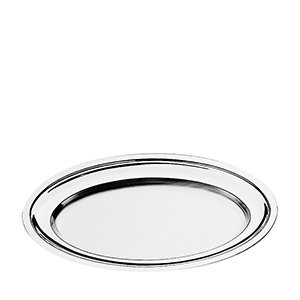 Mepra Fuente Oval Inoxidable 45x32 cm - Fuente para Servir o Presentar en Acero Inox Mepra Fuente Oval Inoxidable 45x32 cm - Fuente para Servir o Presentar en Acero Inox