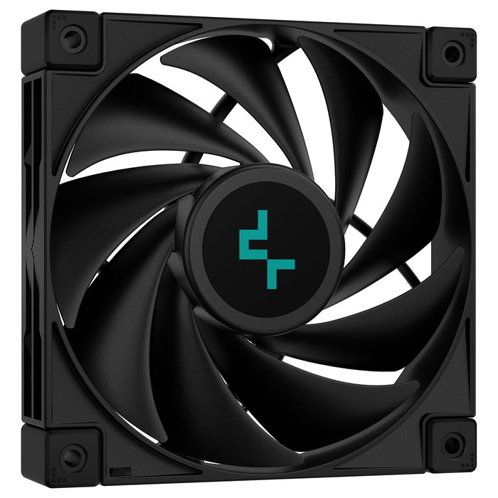 DeepCool AK400 ZERO DARK PLUS - Refrigerador CPU de aire negro, 155mm de altura, ventilador de 120mm, 4 Heat Pipes, soporte para LGA1700 y AM5, modelo AK400 ZERO DARK PLUS