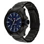Tommy Hilfiger 1792139 Reloj Analógico Negro con Esfera Azul