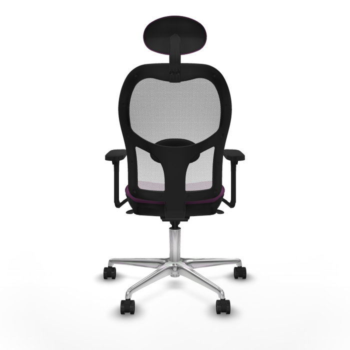 PIQUERAS Y CRESPO Silla de oficina Jorquera con mecanismo Sincro, Morado y Blanco PIQUERAS Y CRESPO Silla de oficina Jorquera con mecanismo Sincro, Morado y Blanco