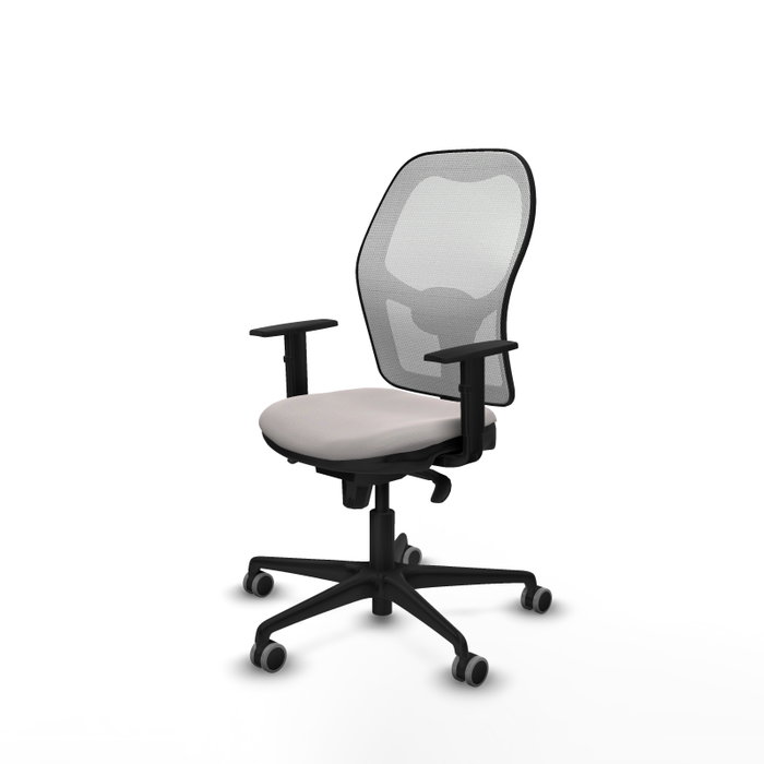 PIQUERAS Y CRESPO Silla de oficina Jorquera con mecanismo Sincro, Blanco
