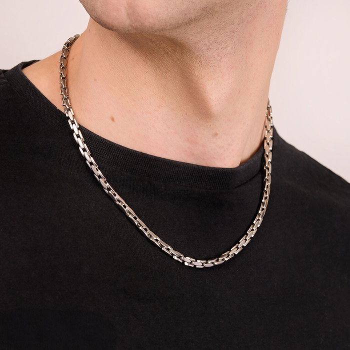 Collar Hombre Radiant RH000354 Plateado Collar Hombre Radiant RH000354 Plateado