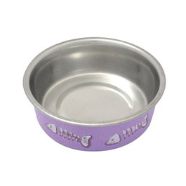 Nayeco Comedero Baltic para Gato, 12 cm, 300 mL, Lila, 1 Unidad