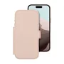 dbramante1928 Lynge MS ICON Funda Folio con Tapa, Compatible con MagSafe, Arena Rosa, para Apple iPhone 17 Pro Max, Resistente a Rayones, 3 Bolsillos para Tarjetas
