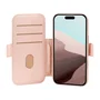 dbramante1928 Lynge MS ICON Funda Folio con Tapa, Compatible con MagSafe, Arena Rosa, para Apple iPhone 17 Pro Max, Resistente a Rayones, 3 Bolsillos para Tarjetas