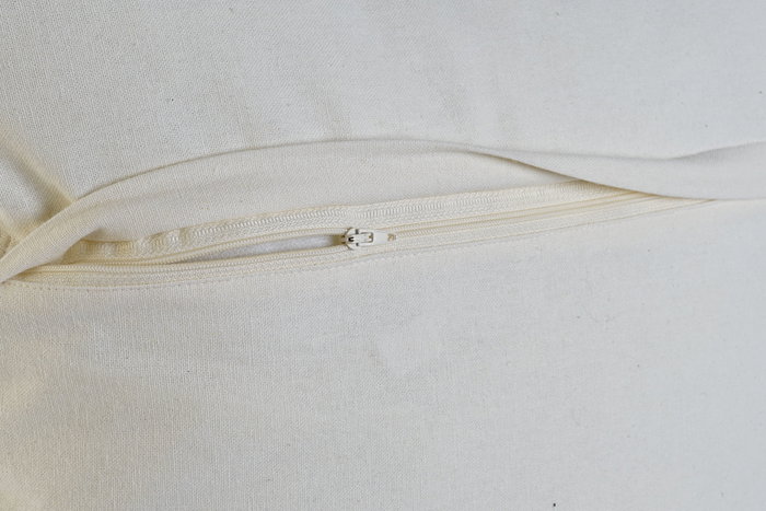 DKD Home Decor Yute23 Cojín Natural Poliéster Bordado 2 Unidades 50 x 15 x 50 cm