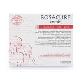 Rosacure Combi comprimidos 30 u - Suplemento nutricional con MSM, Cardo Mariano y Zinc para piel saludable