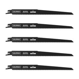 WOLFPACK LINEA PROFESIONAL Hoja Para Sierra Sable Madera 228 mm 6 TPI (5 piezas)