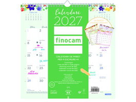 Finocam Calendario de Pared 2027 Catalán con Espacio para Anotaciones