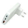ROLINE Cargador USB delgado de 65W con enchufe Euro plegable