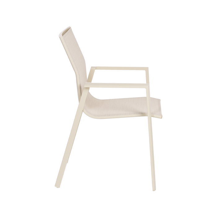 Silla Apilable Aluminio-Textileno 57 X 62,50 X 88 cm (Set de 2)