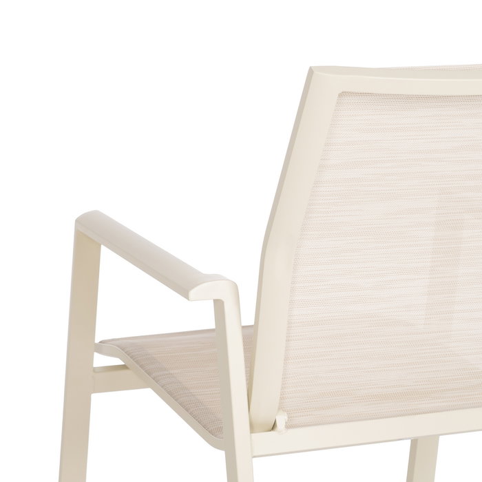 Silla Apilable Aluminio-Textileno 57 X 62,50 X 88 cm (Set de 2)