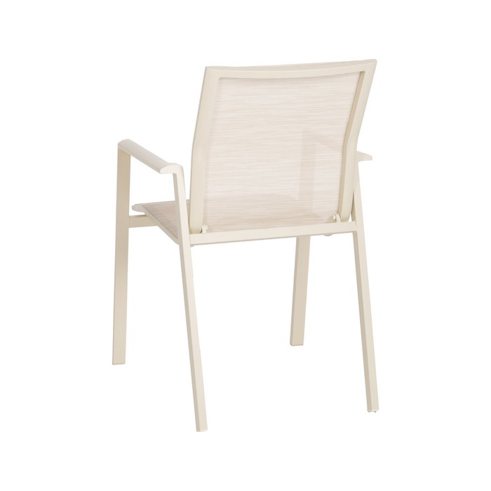 Silla Apilable Aluminio-Textileno 57 X 62,50 X 88 cm (Set de 2)