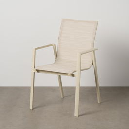 Silla Apilable Aluminio-Textileno 57 X 62,50 X 88 cm (Set de 2)