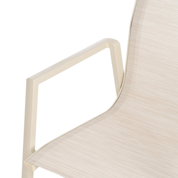 Silla Apilable Aluminio-Textileno 57 X 62,50 X 88 cm (Set de 2)