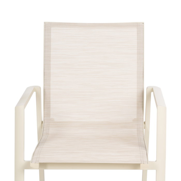 Silla Apilable Aluminio-Textileno 57 X 62,50 X 88 cm (Set de 2)