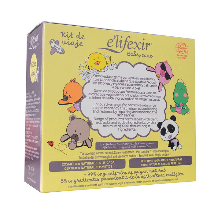 E'Lifexir BABY CARE Kit de Viaje Estuche 3 Piezas para Bebé