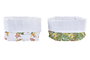 DKD Home Decor Cesta Algodón Tropic Garden 2 Surtido