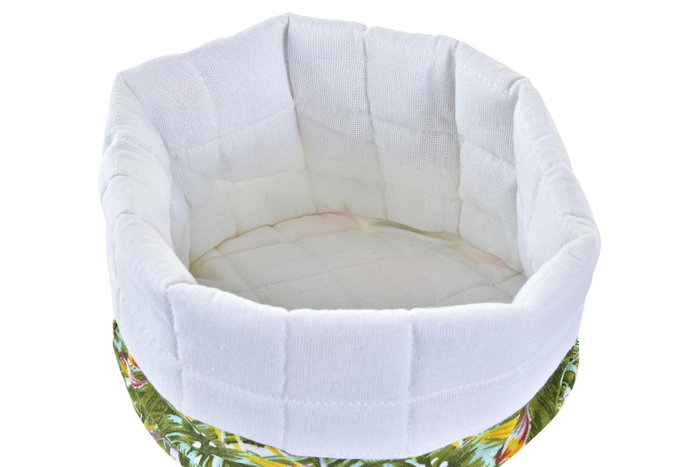 DKD Home Decor Cesta Algodón Tropic Garden 2 Surtido
