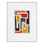 Cuadro Abstracto 2/M Madera Impreso 60 X 3 X 80 cm (Set de 2)
