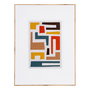 Cuadro Abstracto 2/M Madera Impreso 60 X 3 X 80 cm (Set de 2)
