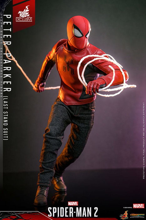 Hot Toys Spider-Man Figura 1/6 Peter Parker (Last Stand Suit)