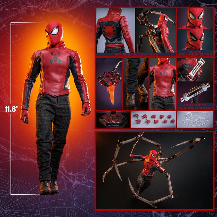 Hot Toys Spider-Man Figura 1/6 Peter Parker (Last Stand Suit)