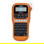 Brother PT-E110 Etiquetadora Portátil, Transferencia Térmica, QWERTY, Negro y Naranja, Incluye Cartucho, 9 Estilos de Fuente, 20 Idiomas, Hasta 12 mm de Ancho de Etiqueta