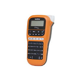 Brother P-touch E110 Negro y Naranja Brother P-touch E110 Negro y Naranja