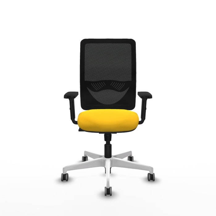 PIQUERAS Y CRESPO Silla de oficina Zulema con mecanismo Sincro, Amarillo y Negro PIQUERAS Y CRESPO Silla de oficina Zulema con mecanismo Sincro, Amarillo y Negro