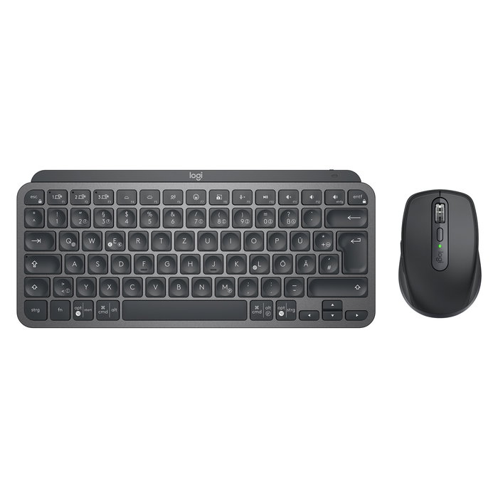 Teclado alemán + raton mx keys mini combo for businessperp - graphite - deu - central