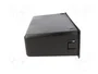 PER.PIC. Caseta de radio 2 ISO negro 58x188mm