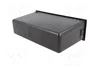 PER.PIC. Caseta de radio 2 ISO negro 58x188mm